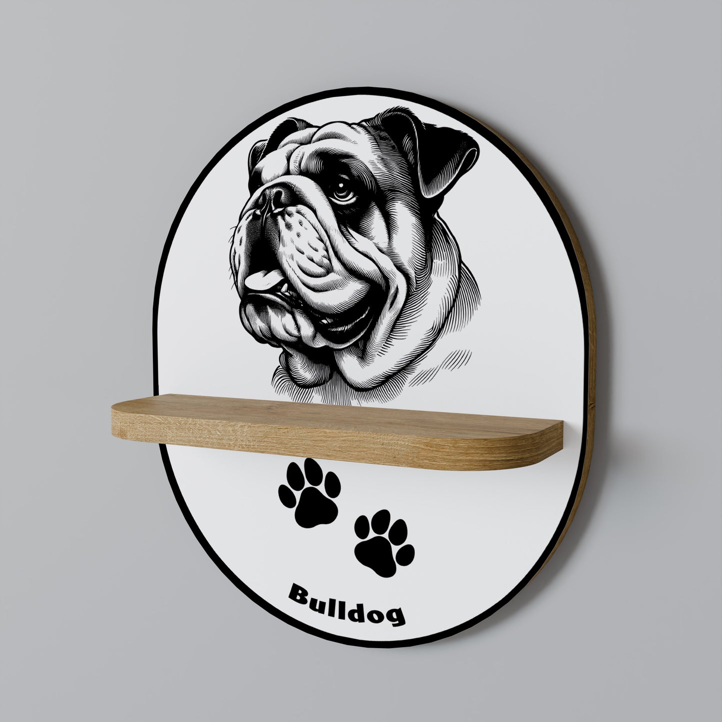 BULLDOG DOG Designová police