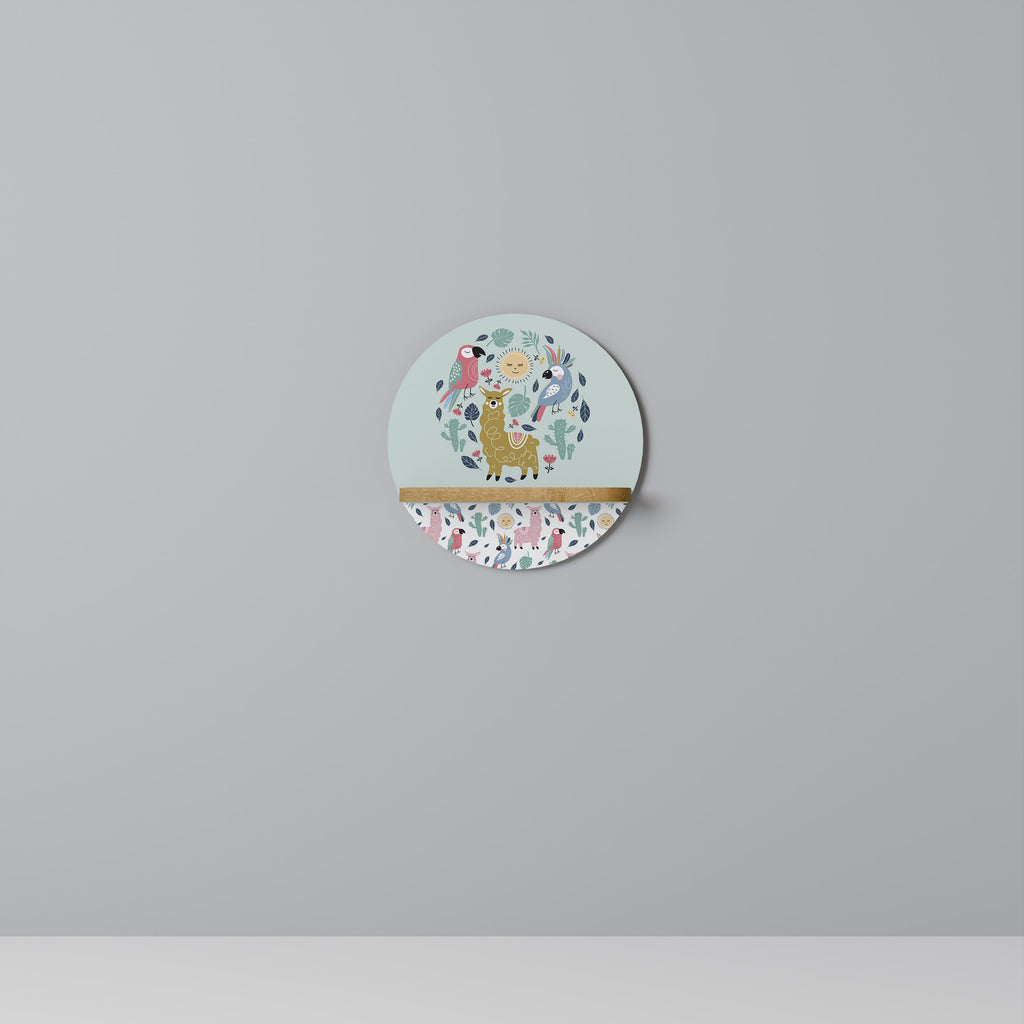 COLORFUL ALPACAS Designová police