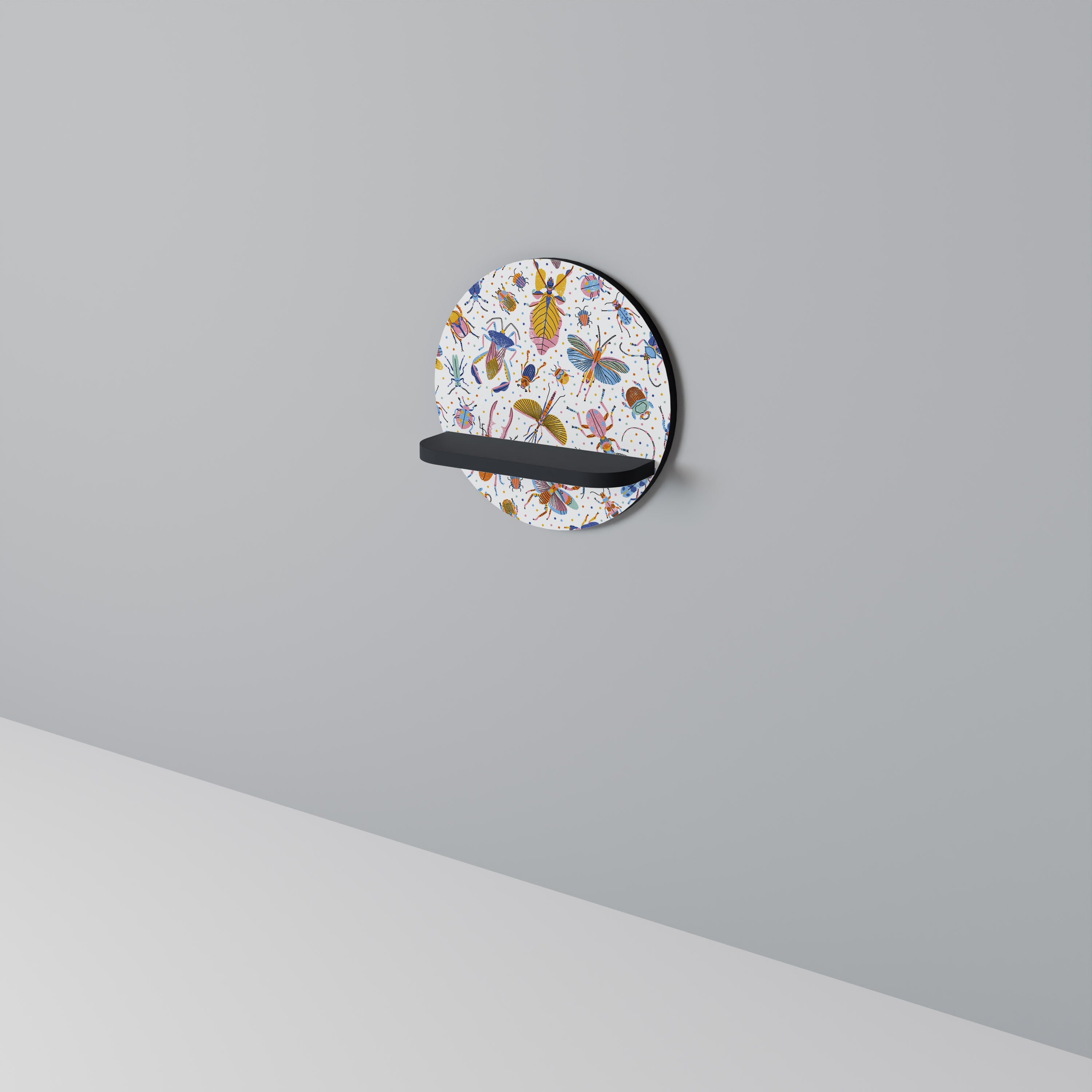 COLORFUL INSECTS Art Shelf