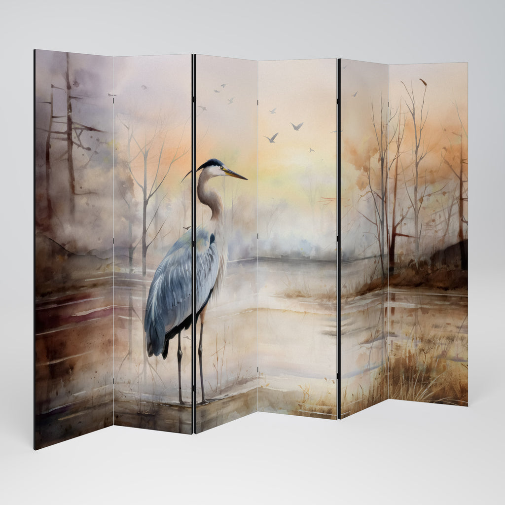 HERON DAYDREAM 6-Panel Room Divider