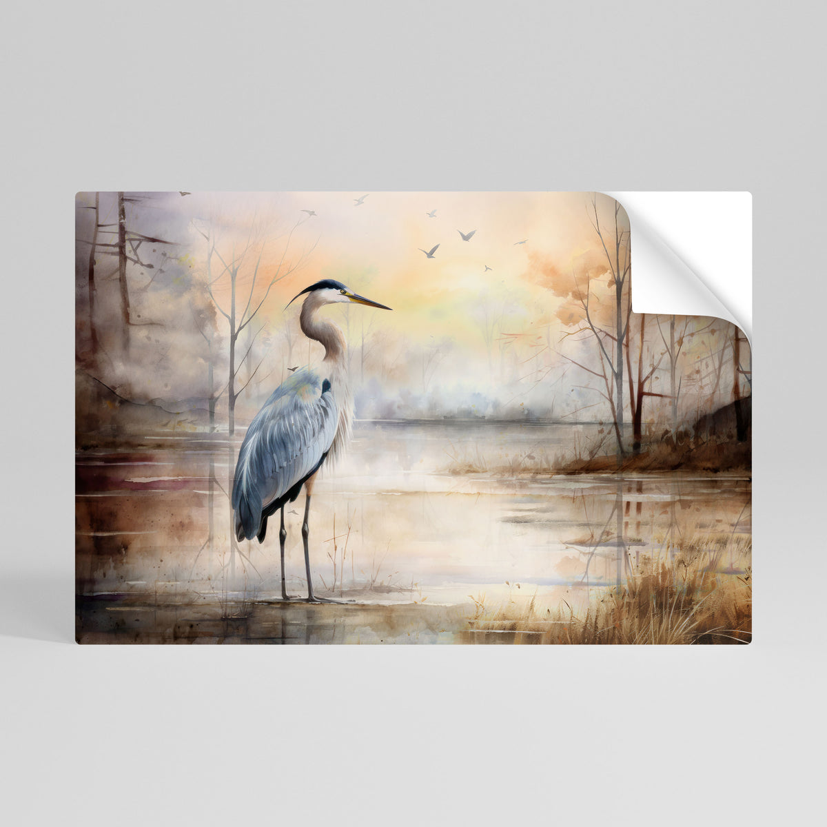 HERON DAYDREAM Vodorovný samolepicí plakát