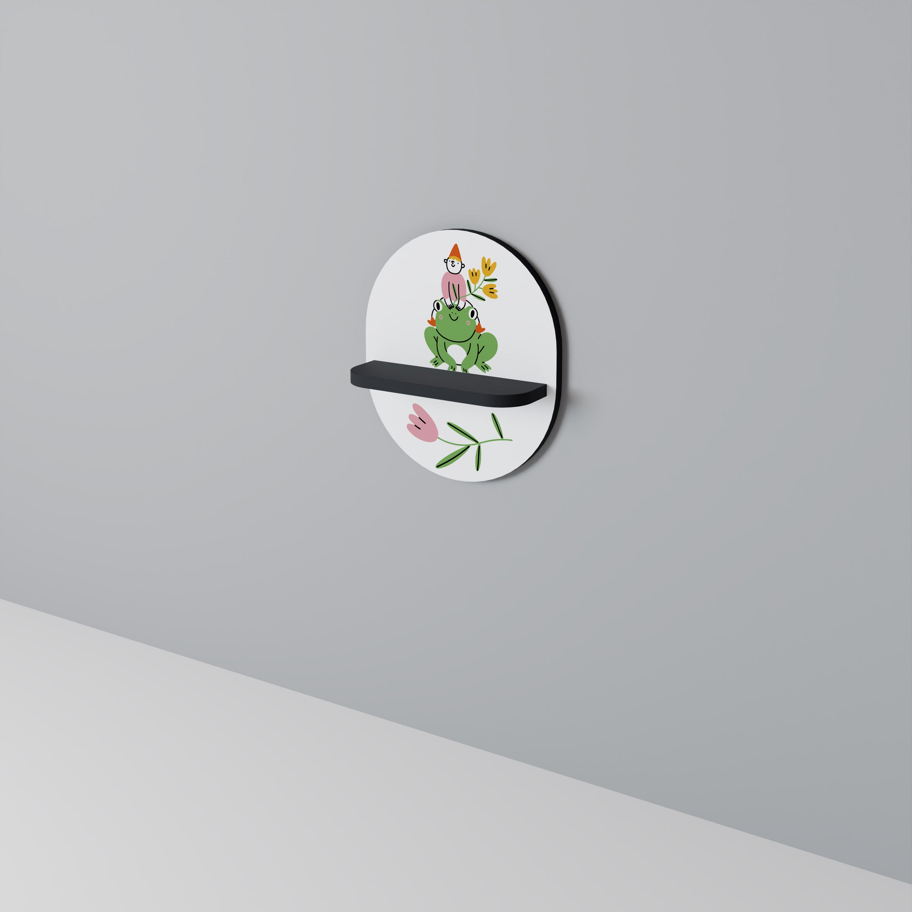 GARDEN INHABITANTS Art Shelf