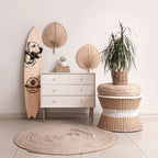 LABRADOR DOG Dekorativní panel ve tvaru surfu