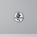 WHITE SHEPHERD DOG Designová police