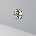 WHITE SHEPHERD DOG Art Shelf