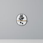 WHITE SHEPHERD DOG Designová police