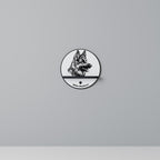 WHITE SHEPHERD DOG Designová police