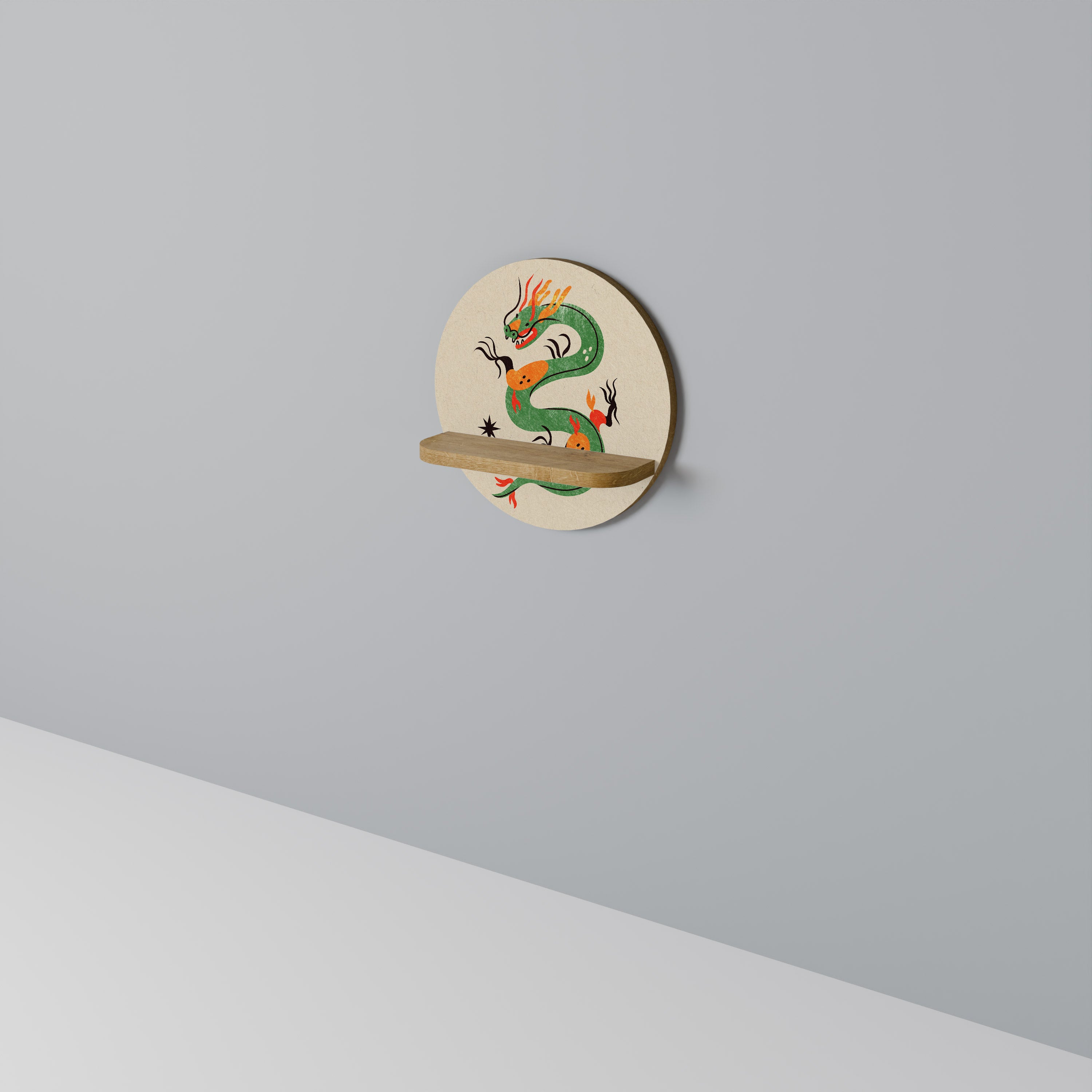 GREEN SKY GUARDIAN Art Shelf