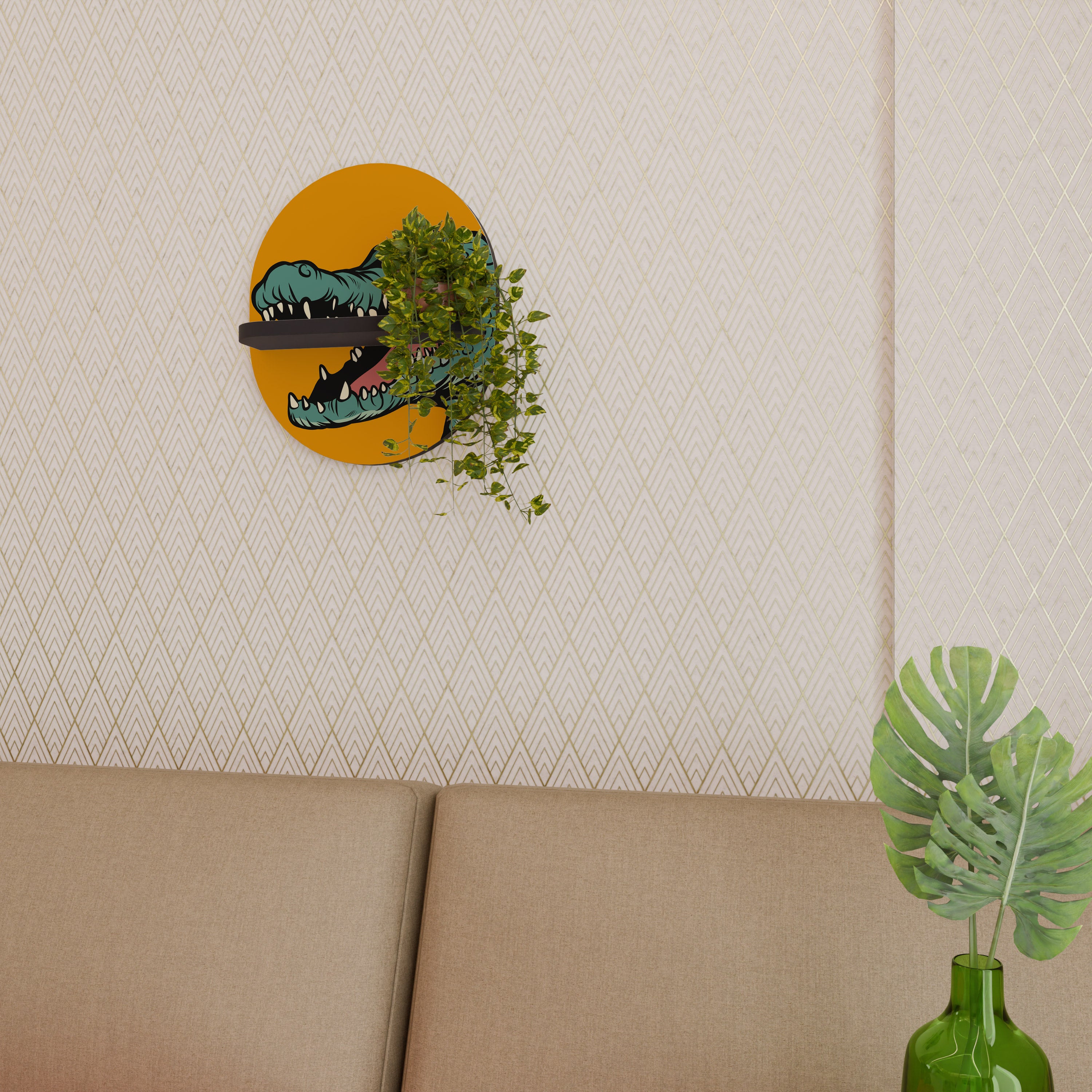 THREATENING GREETING Designová police