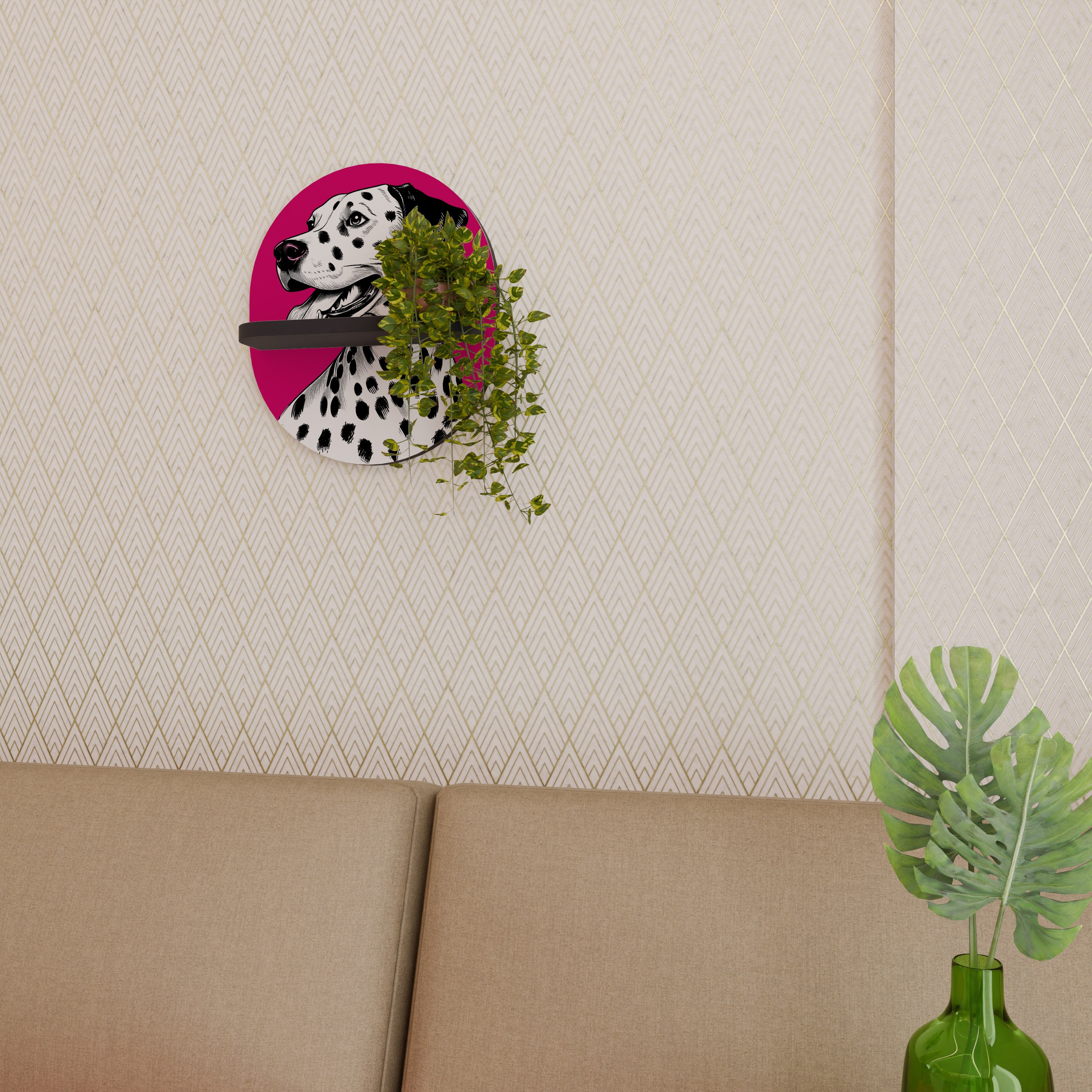 DALMATIAN SMILE Designová police