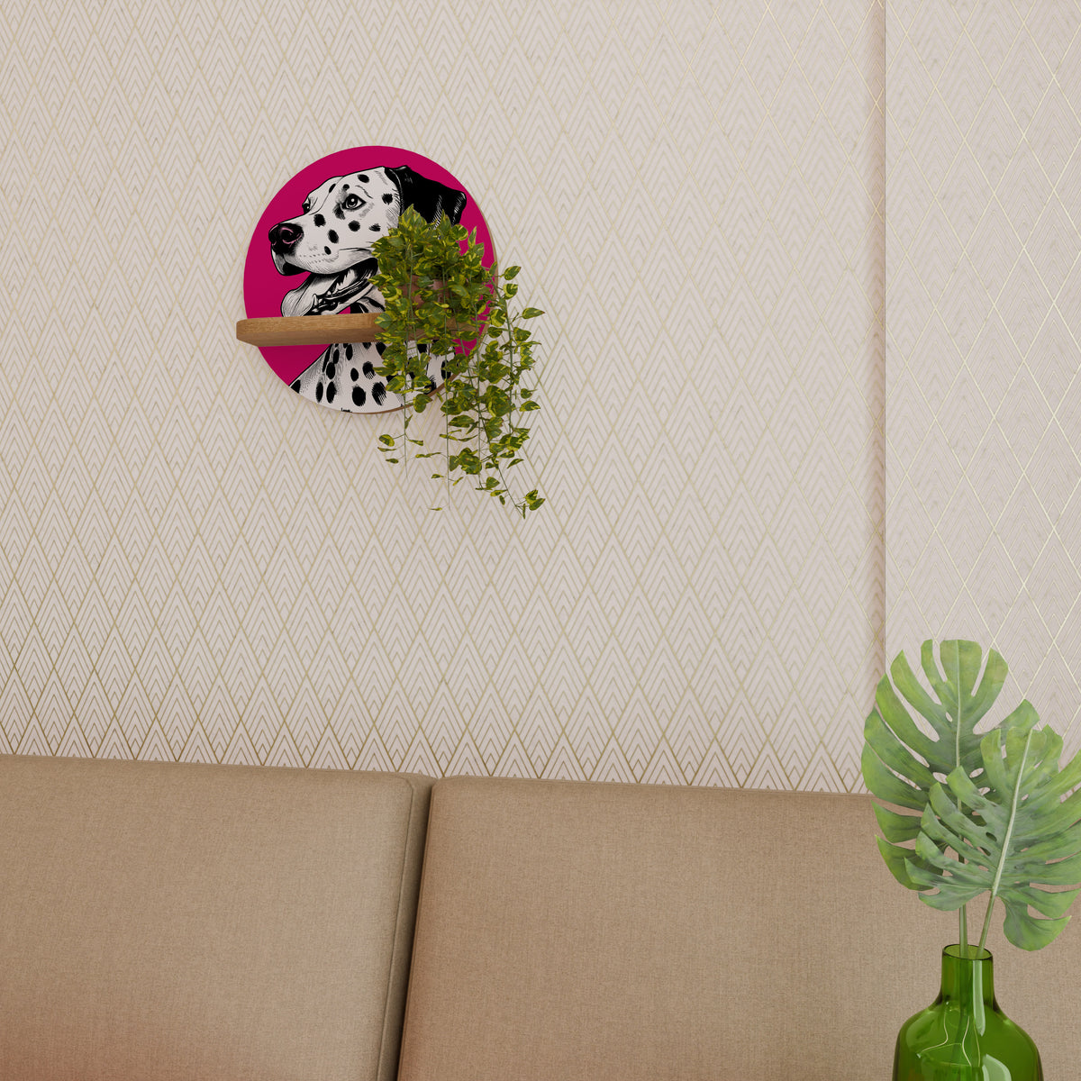 DALMATIAN SMILE Designová police