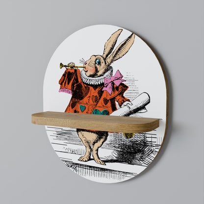 COLORFUL WHITE RABBIT Designová police