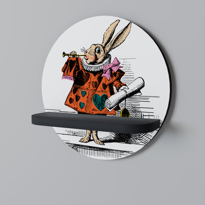 COLORFUL WHITE RABBIT Designová police
