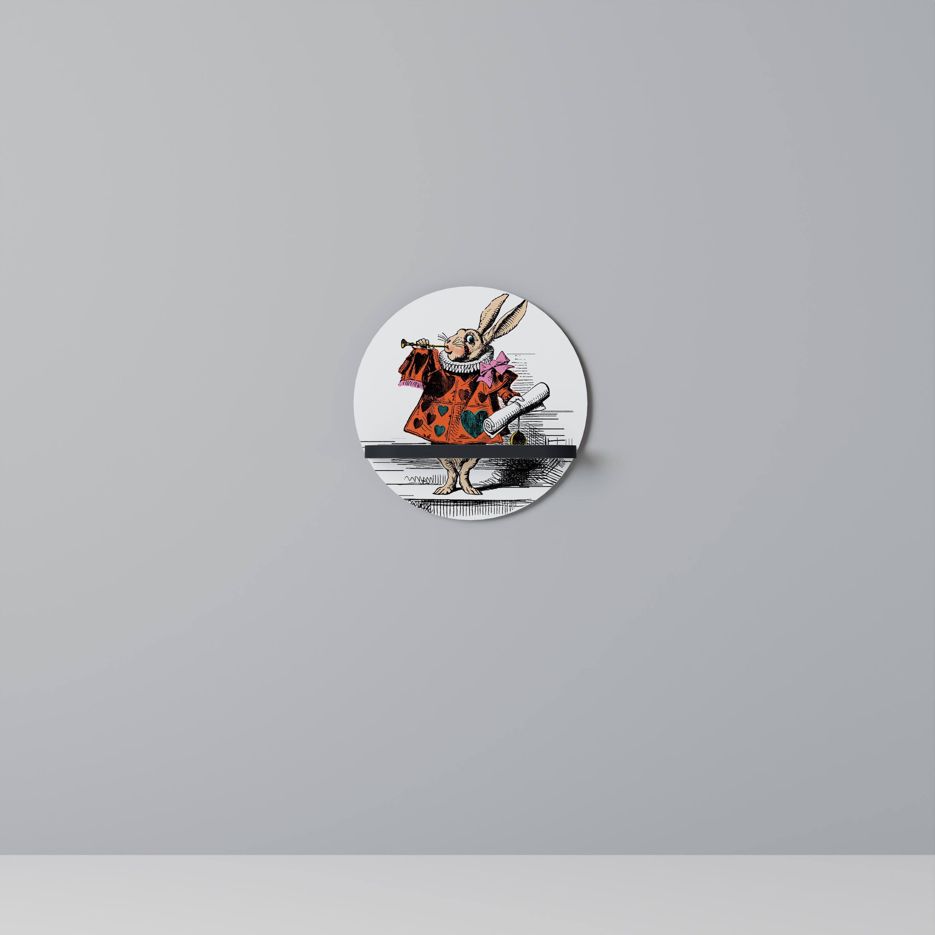 COLORFUL WHITE RABBIT Designová police