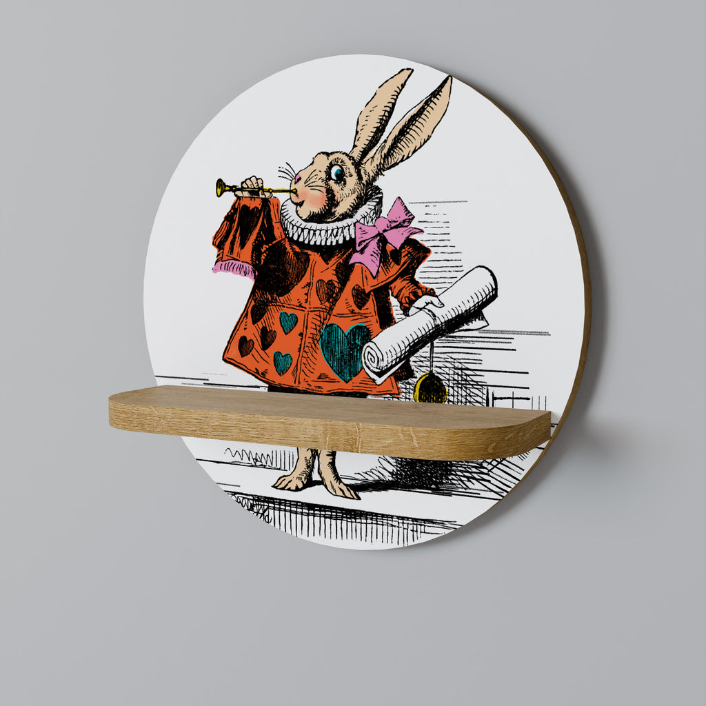 COLORFUL WHITE RABBIT Designová police