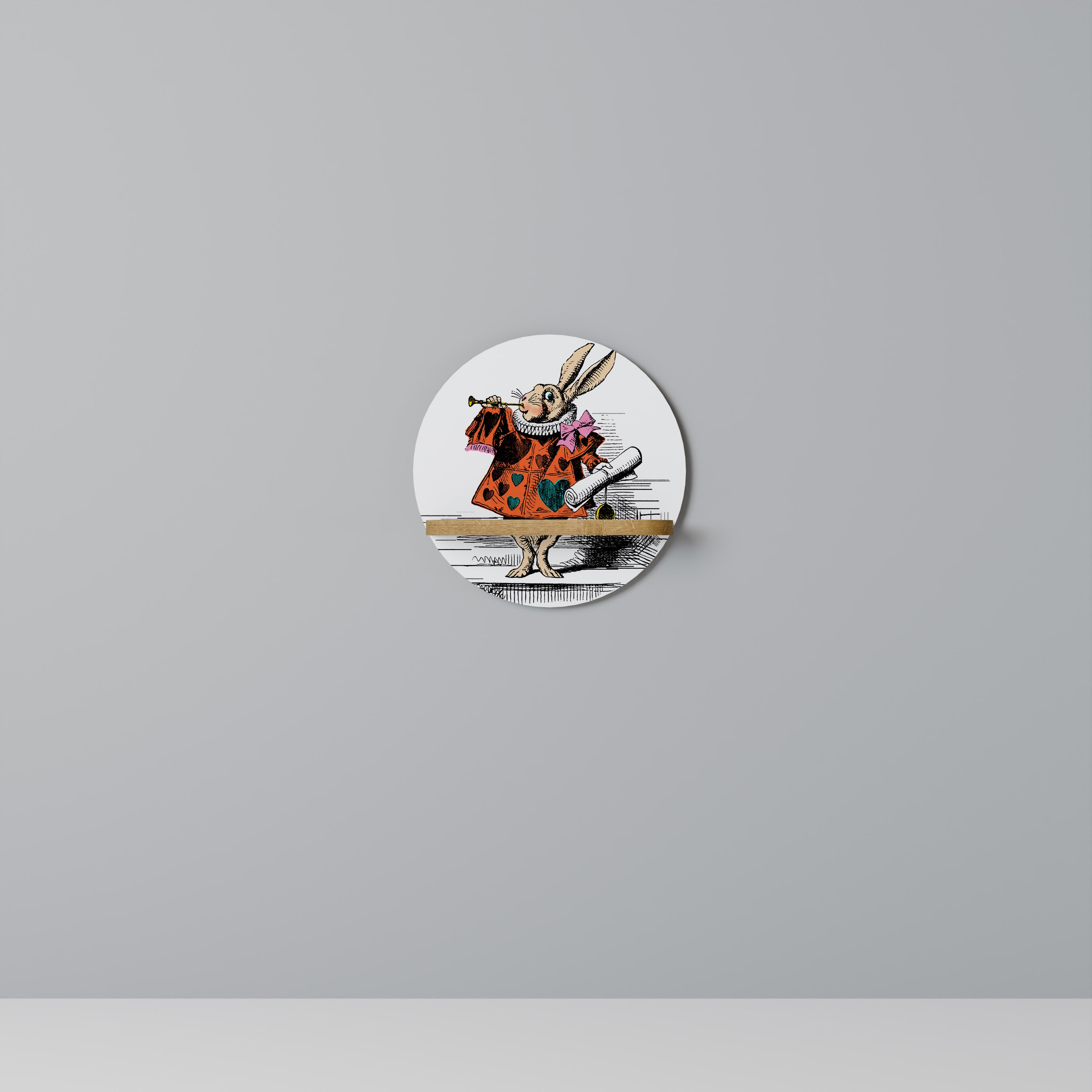 COLORFUL WHITE RABBIT Designová police