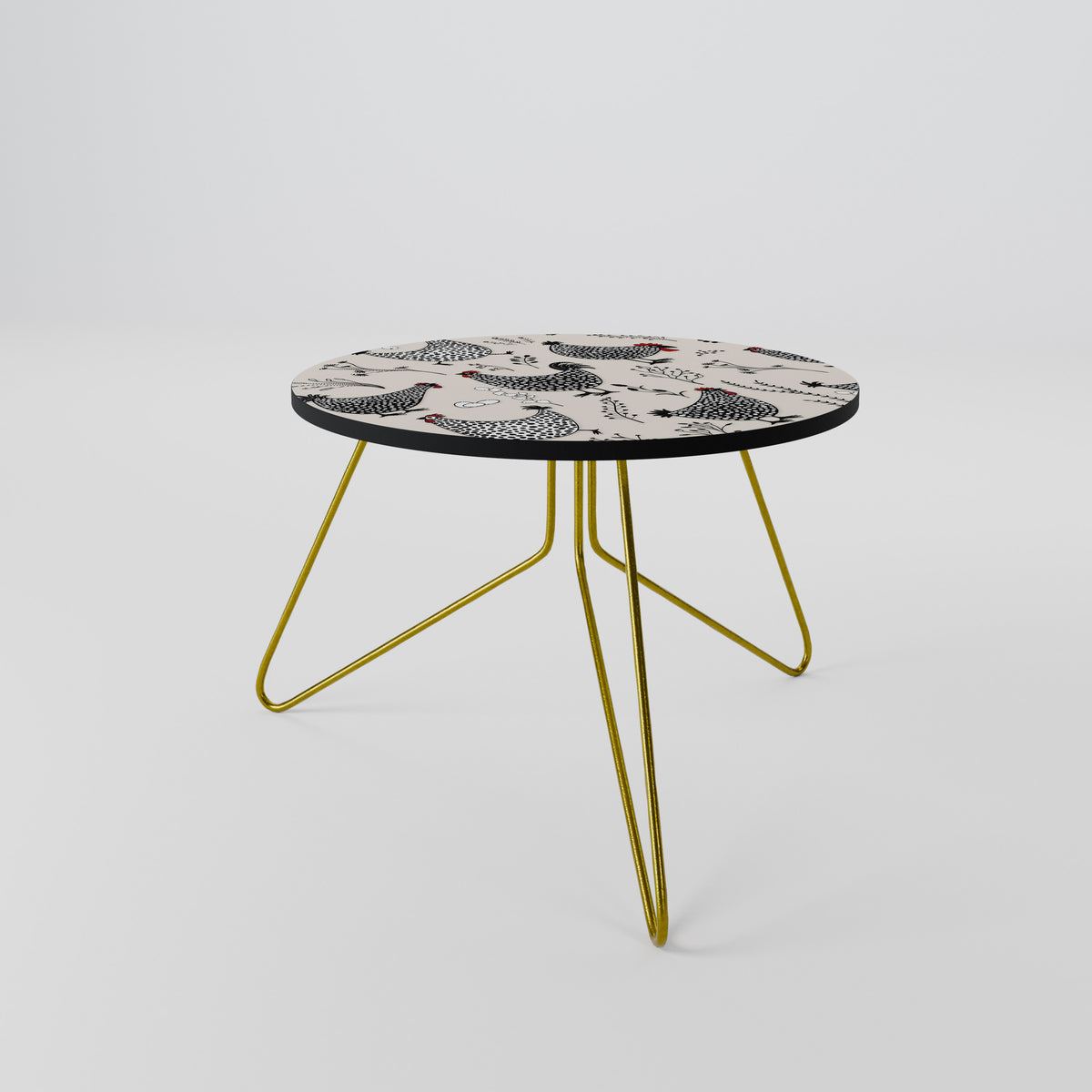 HAPPY HENS Konferenční stolek