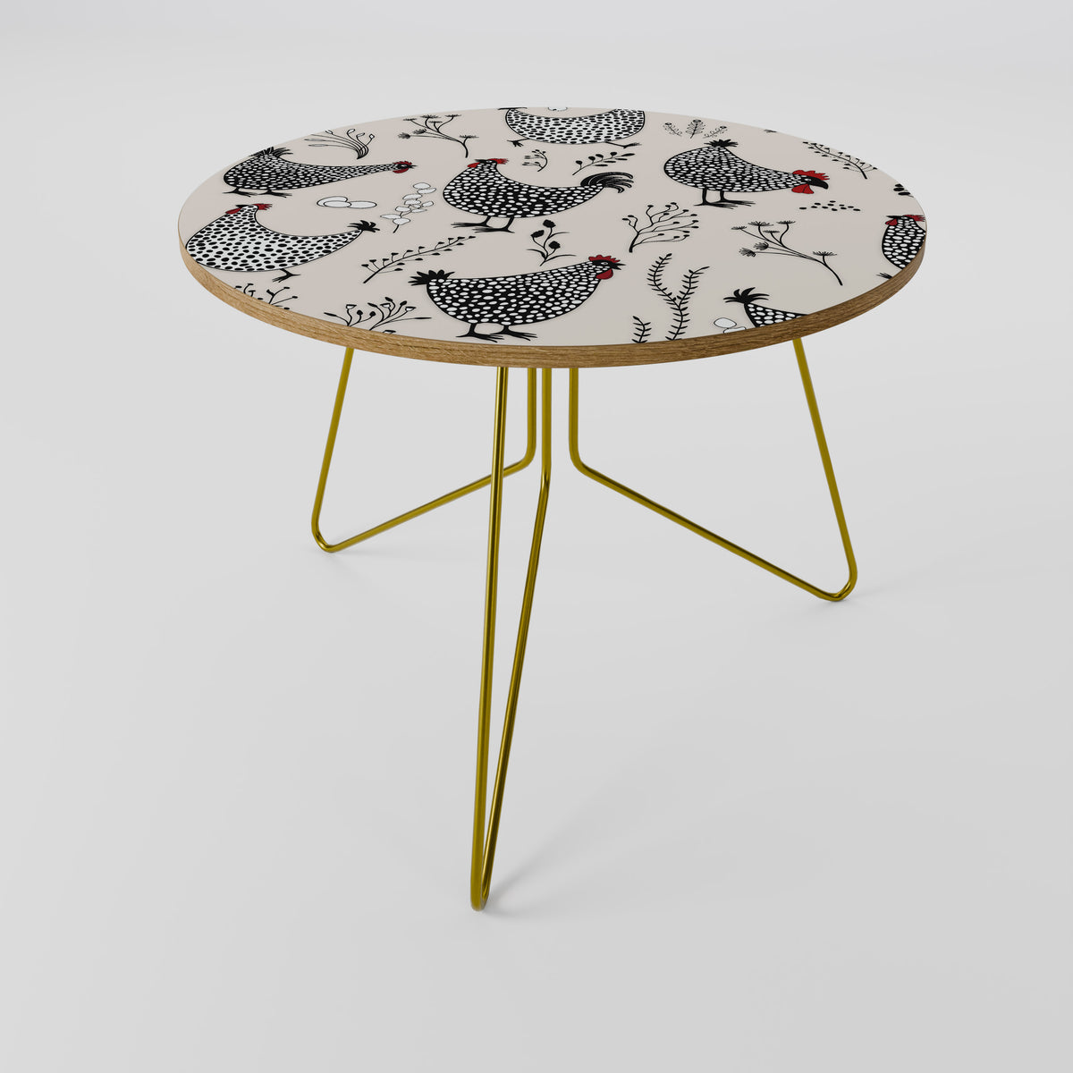 HAPPY HENS Konferenční stolek