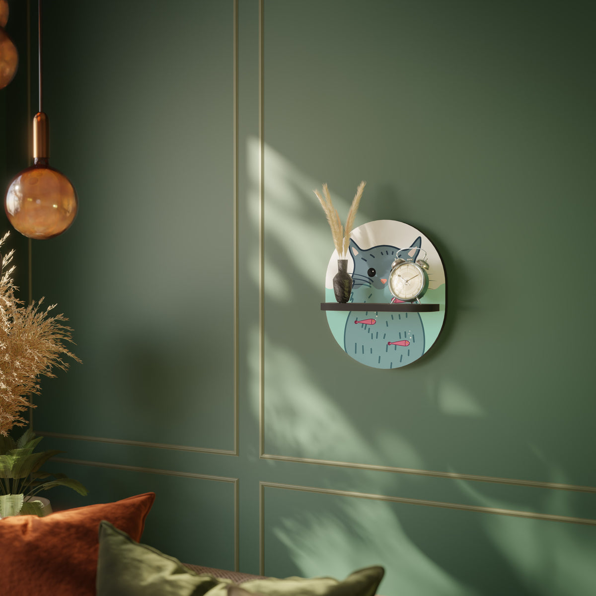 CAT SPLASH Designová police