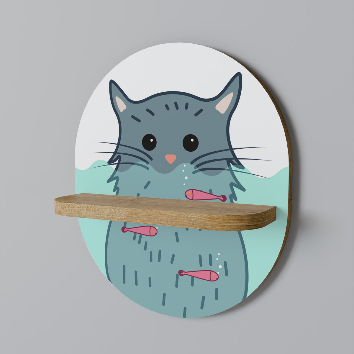 CAT SPLASH Designová police