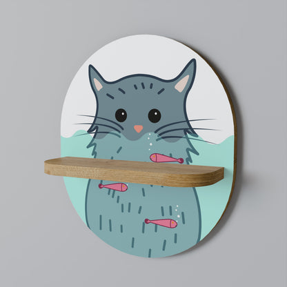 CAT SPLASH Designová police