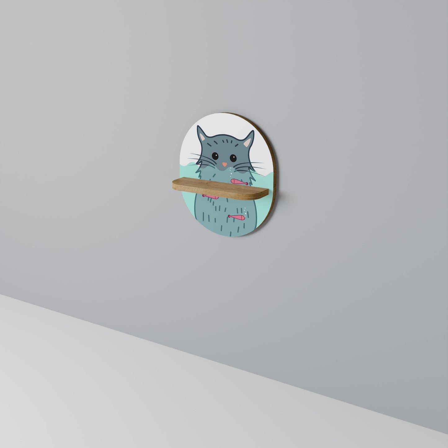 CAT SPLASH Designová police