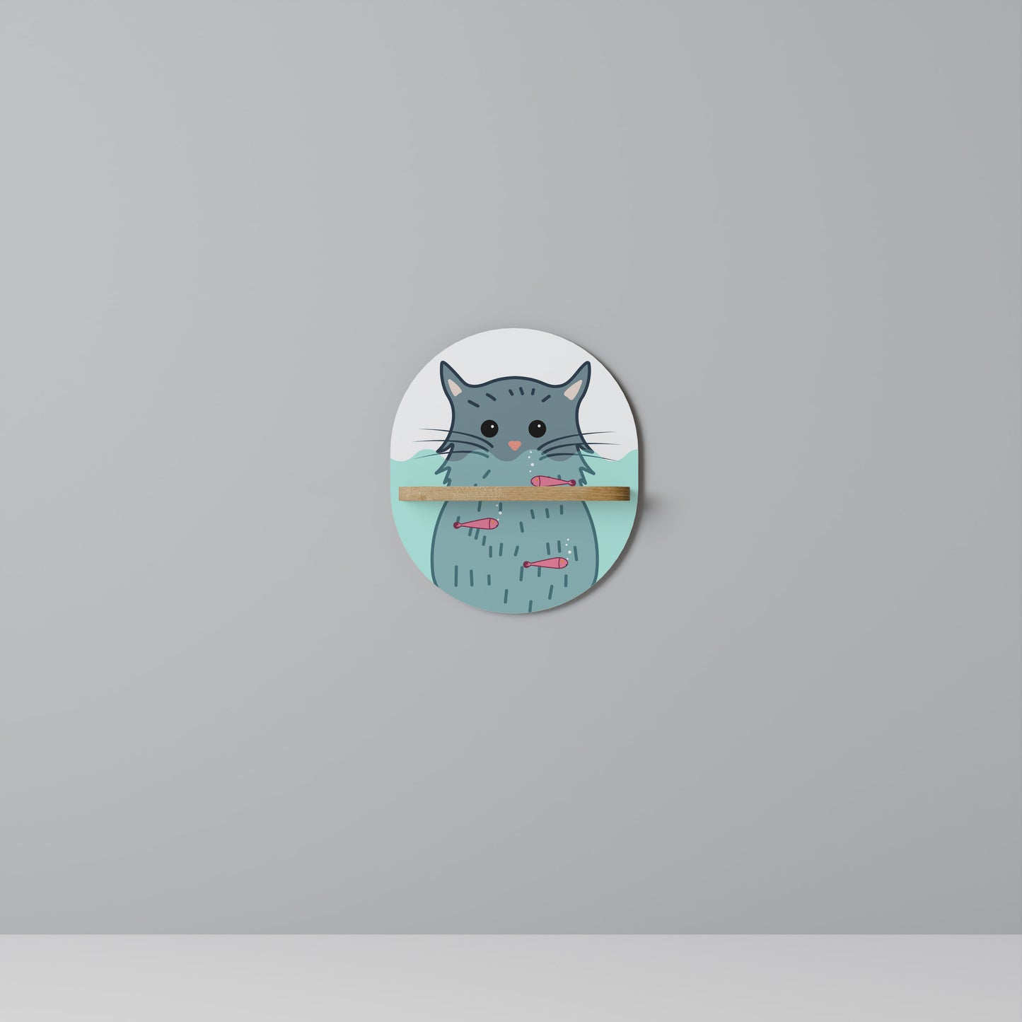 CAT SPLASH Designová police