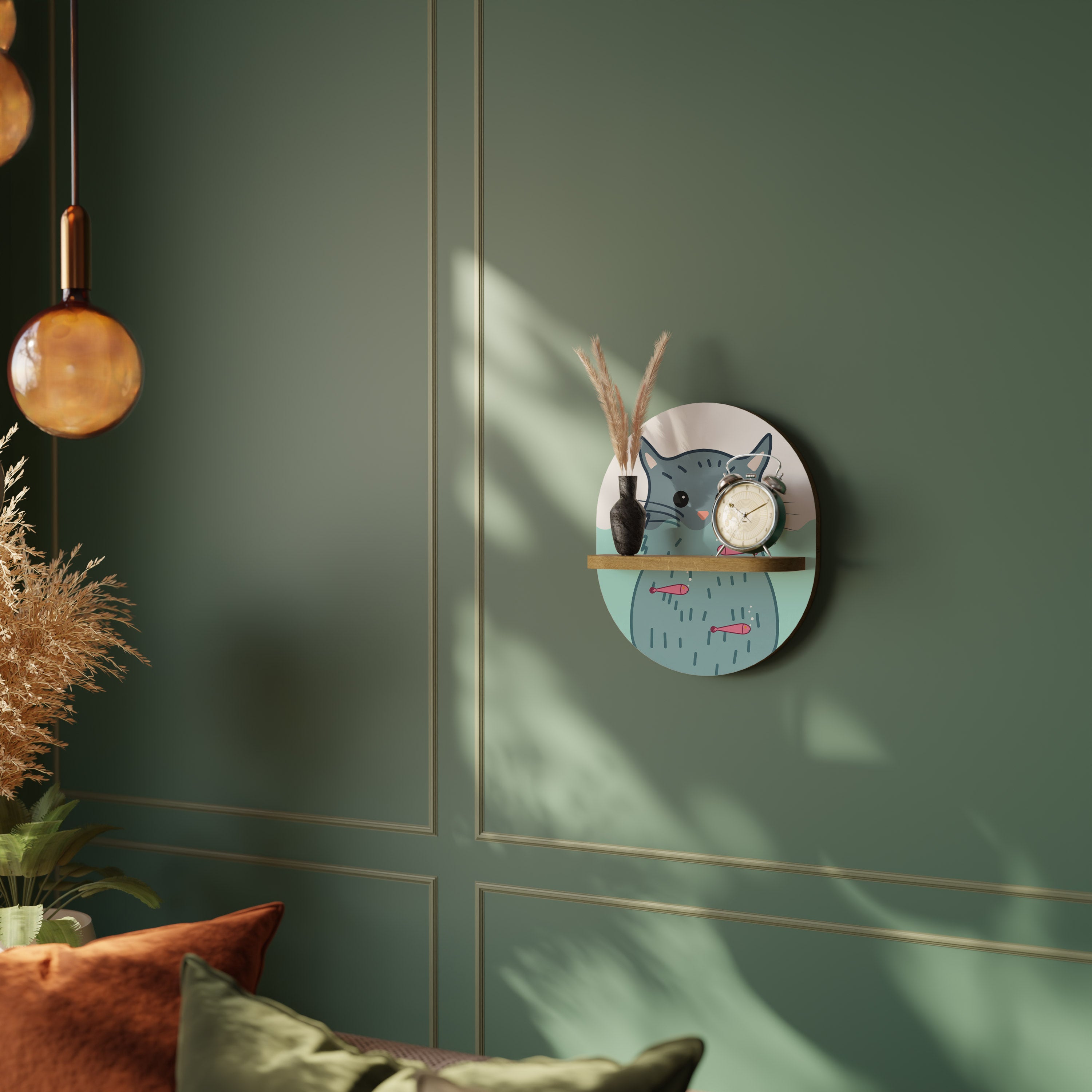 CAT SPLASH Designová police