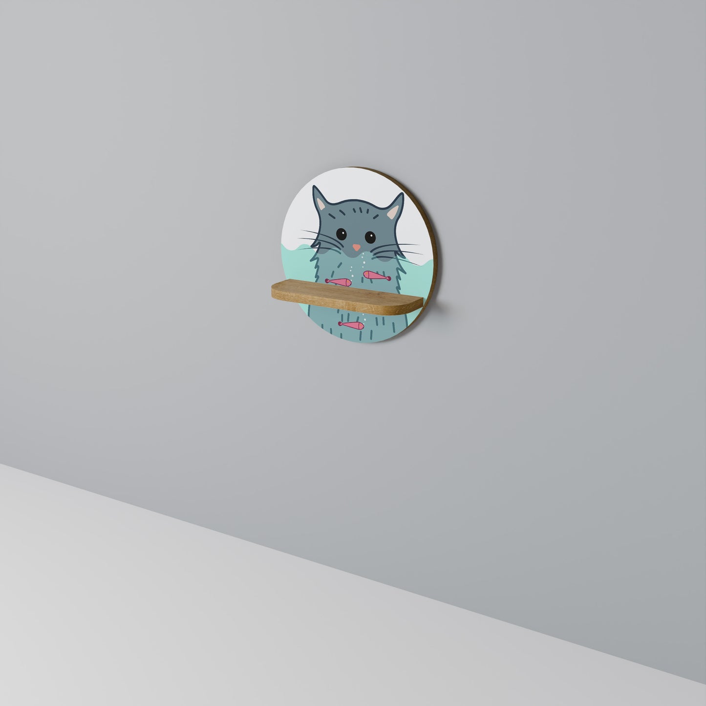 CAT SPLASH Designová police
