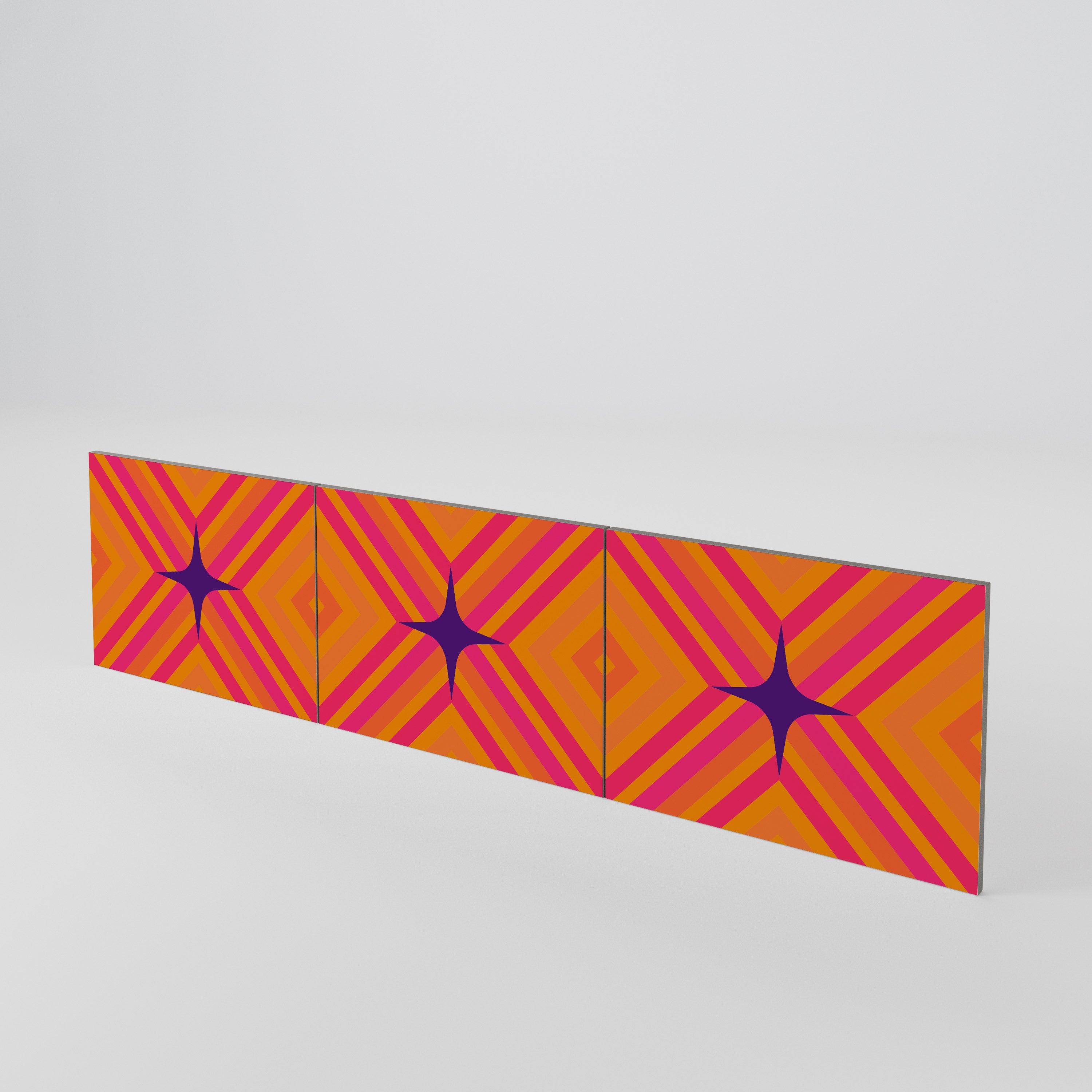 GEOMETRIC BRILLIANCE Sada 3 ks dvířek k TV stolku