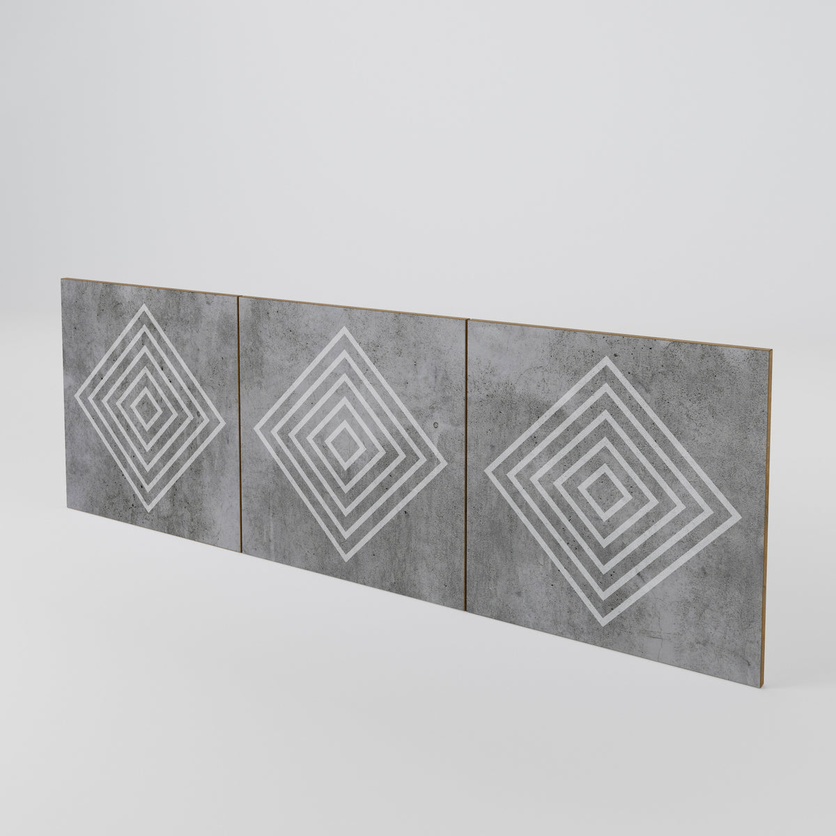 POLYGONAL ARTISTRY Sada 3 ks dvířek ke komodě