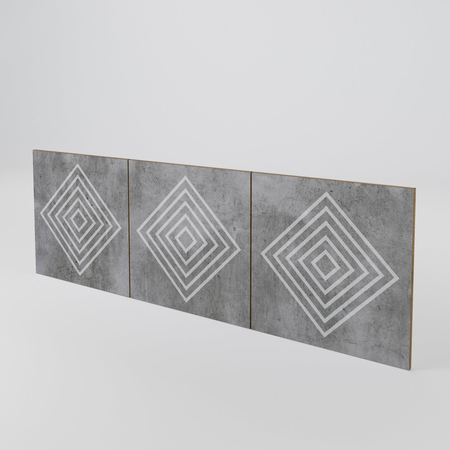 POLYGONAL ARTISTRY Sada 3 ks dvířek ke komodě