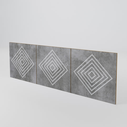 POLYGONAL ARTISTRY Sada 3 ks dvířek ke komodě