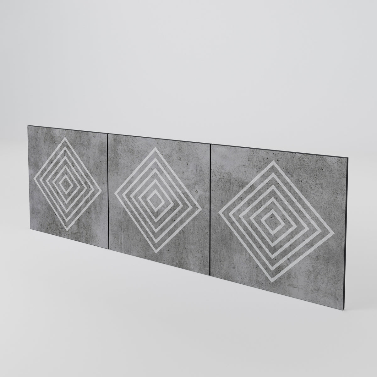 POLYGONAL ARTISTRY Sada 3 ks dvířek ke komodě