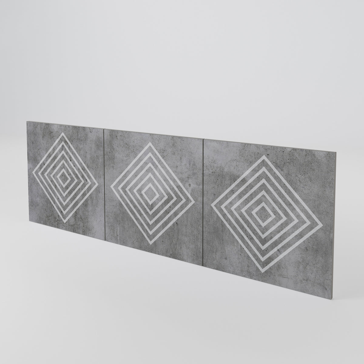 POLYGONAL ARTISTRY Sada 3 ks dvířek ke komodě