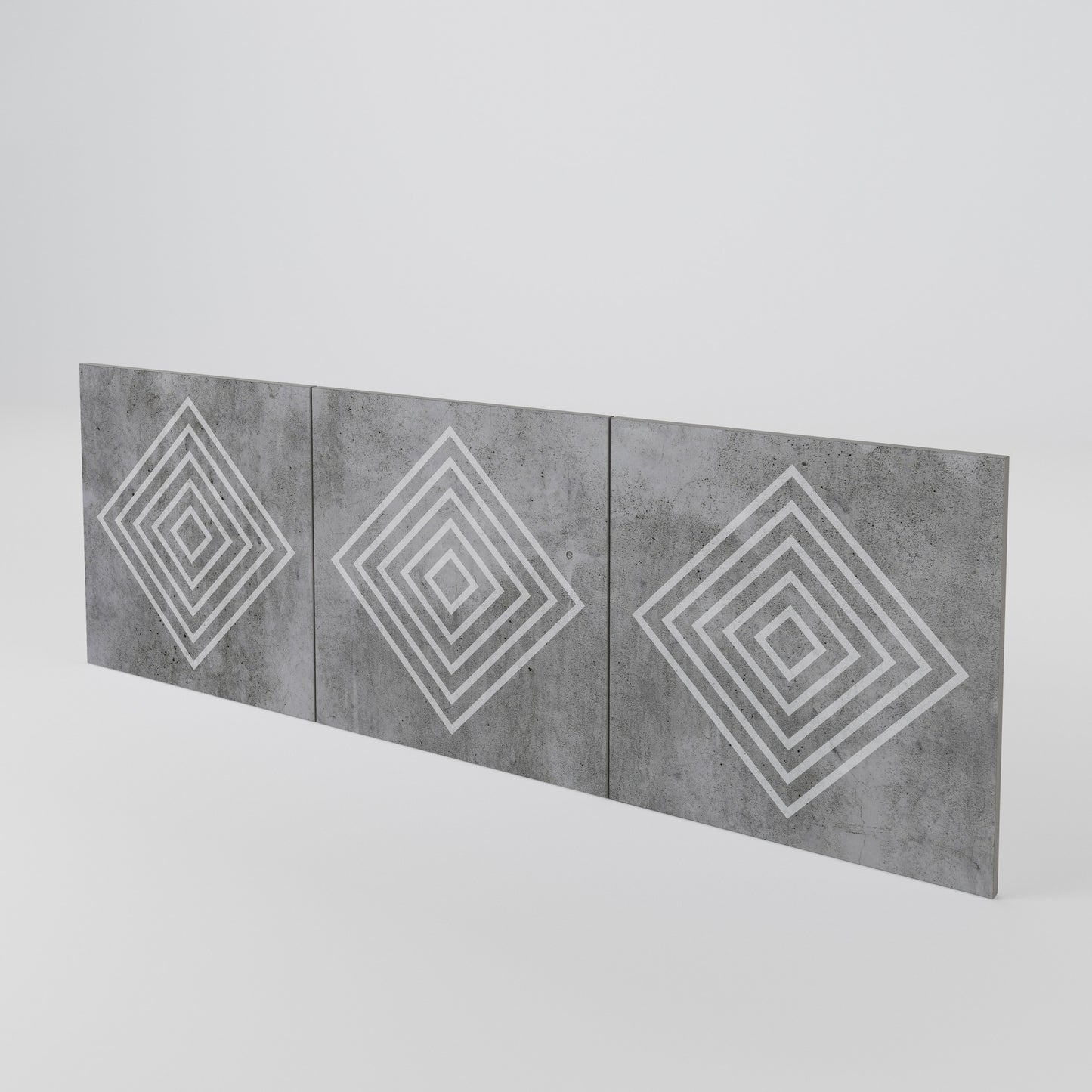 POLYGONAL ARTISTRY Sada 3 ks dvířek ke komodě