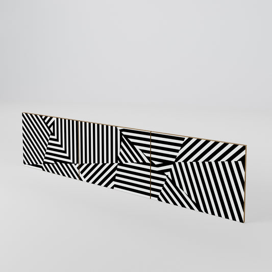 ILLUSIONARY LATTICE Sada 3 ks dvířek k TV stolku
