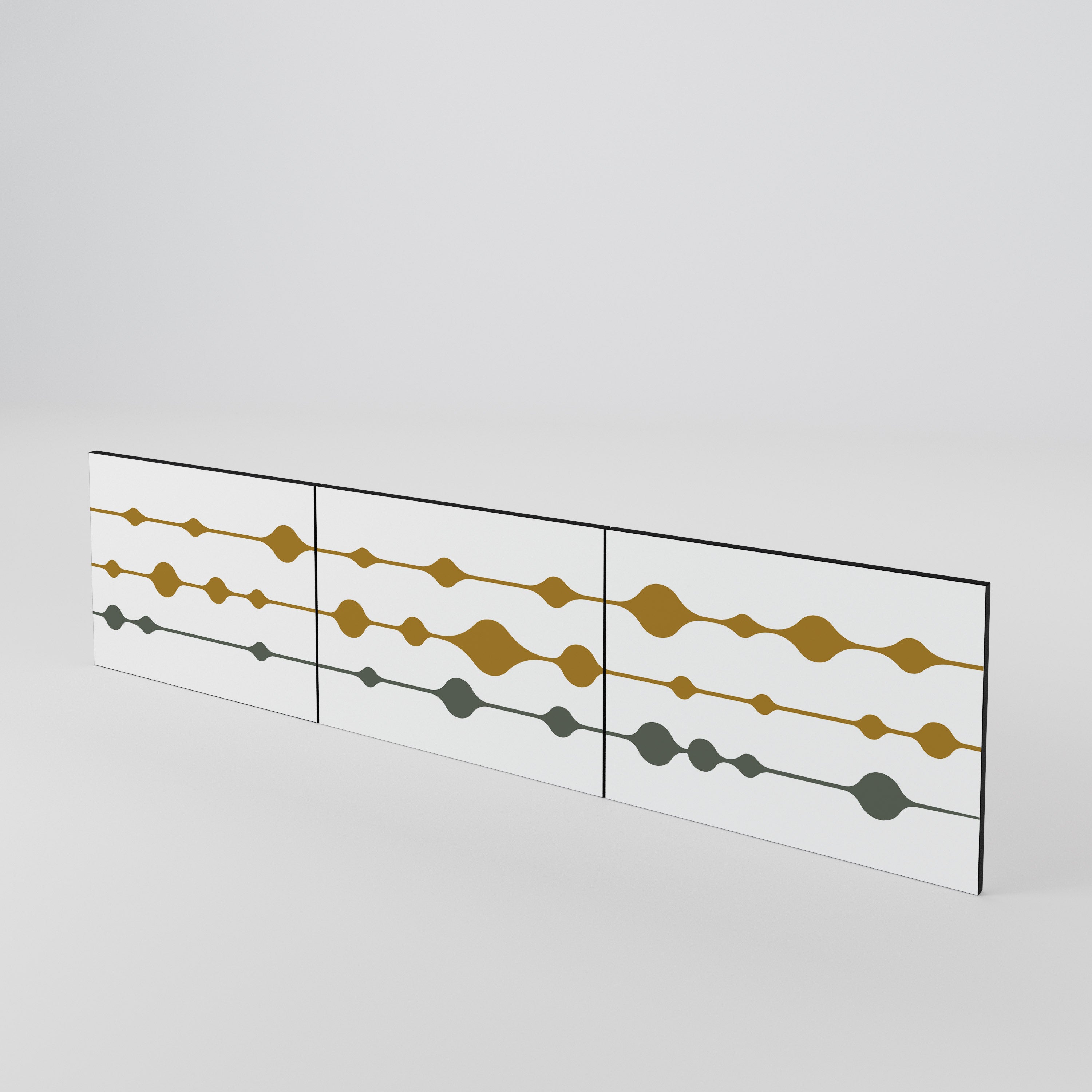 VIVID TONE 3-Piece TV Cabinet Door Set