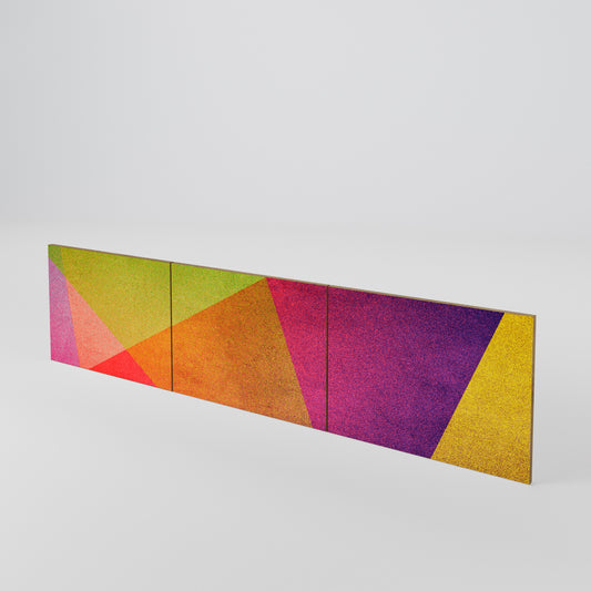 VIVID GEOMETRY Sada 3 ks dvířek k TV stolku