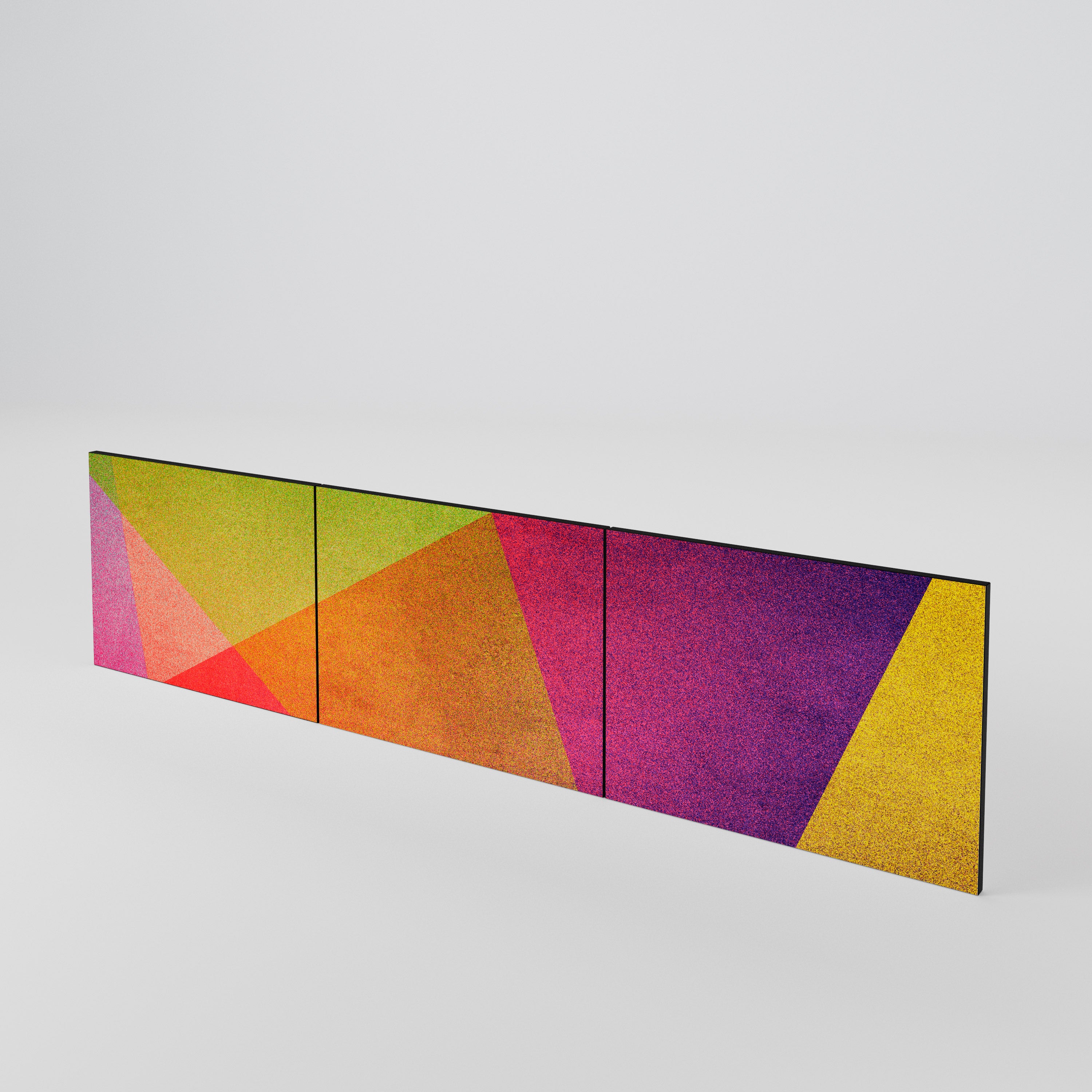 VIVID GEOMETRY 3-Piece TV Cabinet Door Set