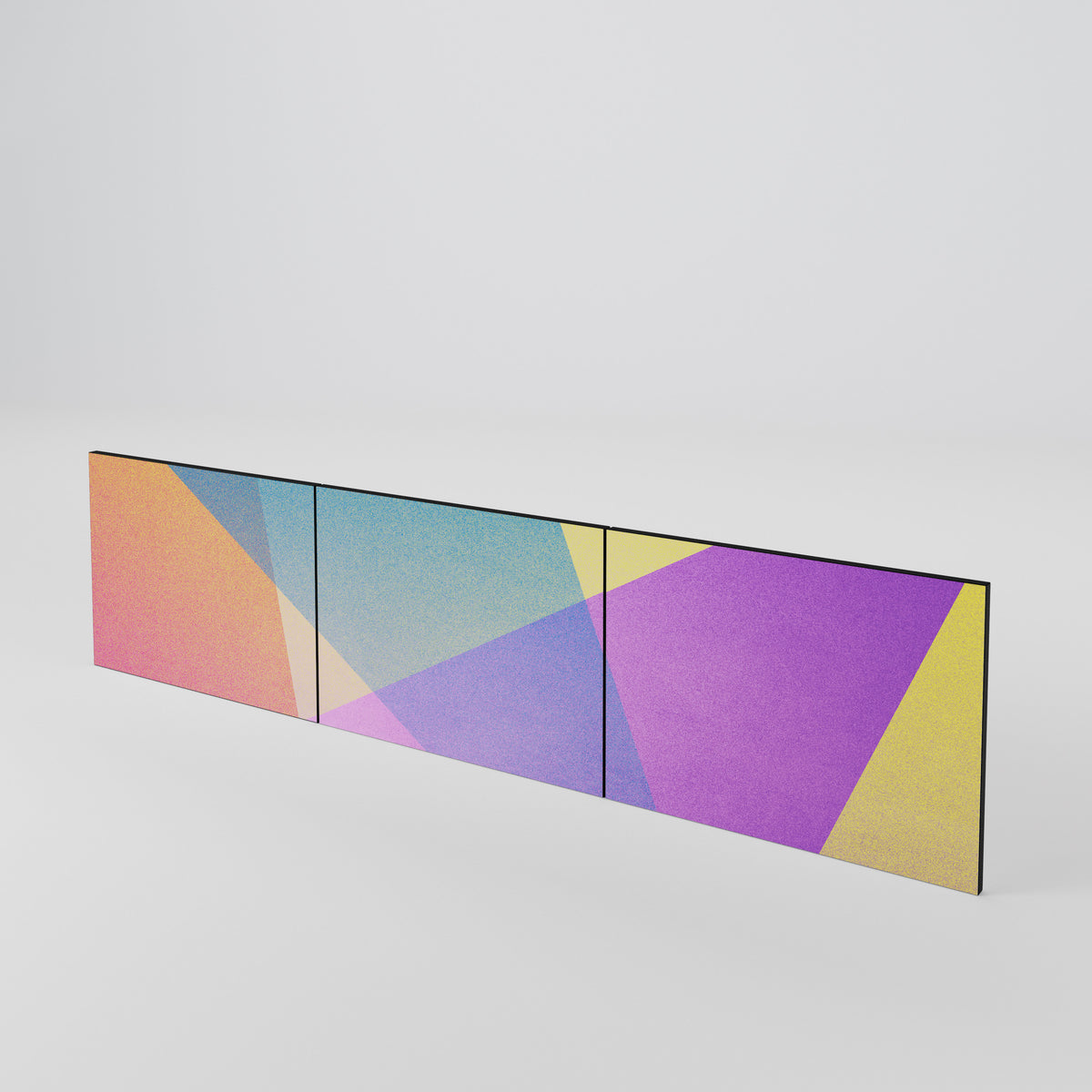 BRIGHT GEOMETRY Sada 3 ks dvířek k TV stolku