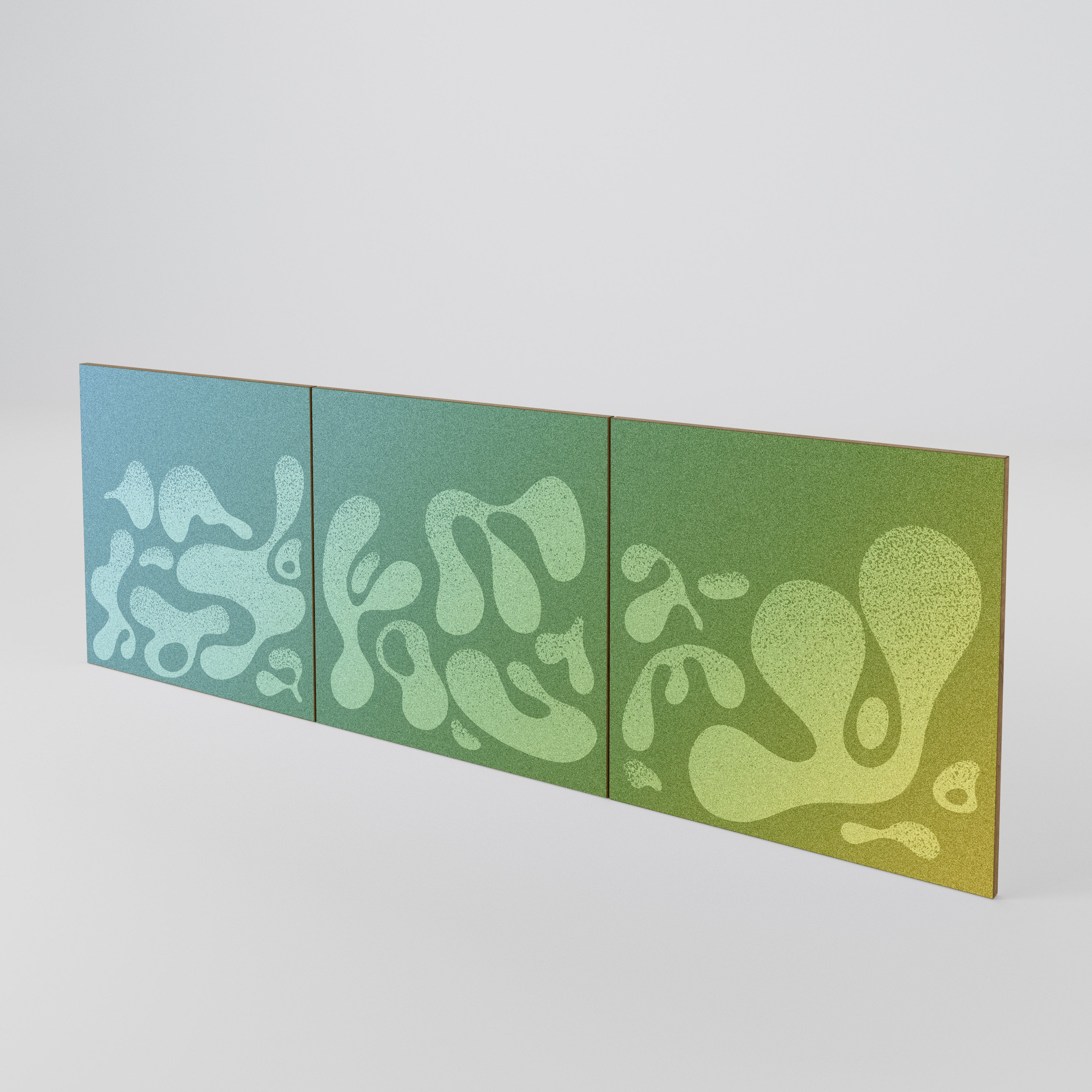 IRREGULAR BLUE 3-Piece Sideboard Door Set