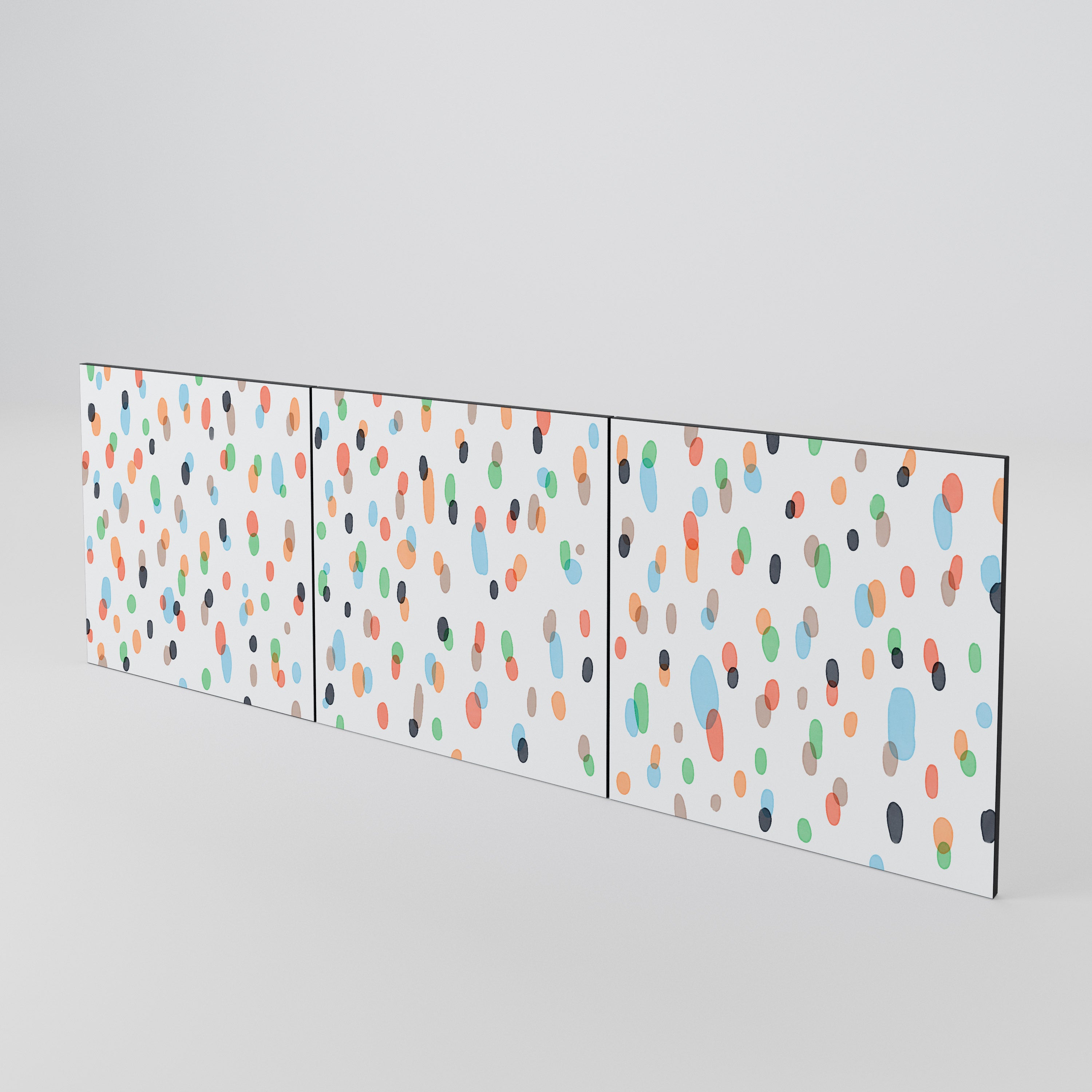 ENERGETIC SPOTS 3-Piece Sideboard Door Set