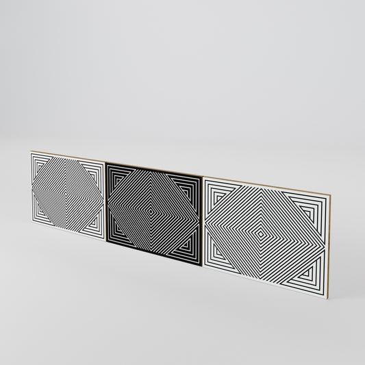 POLYGON ILLUSION Sada 3 ks dvířek k TV stolku