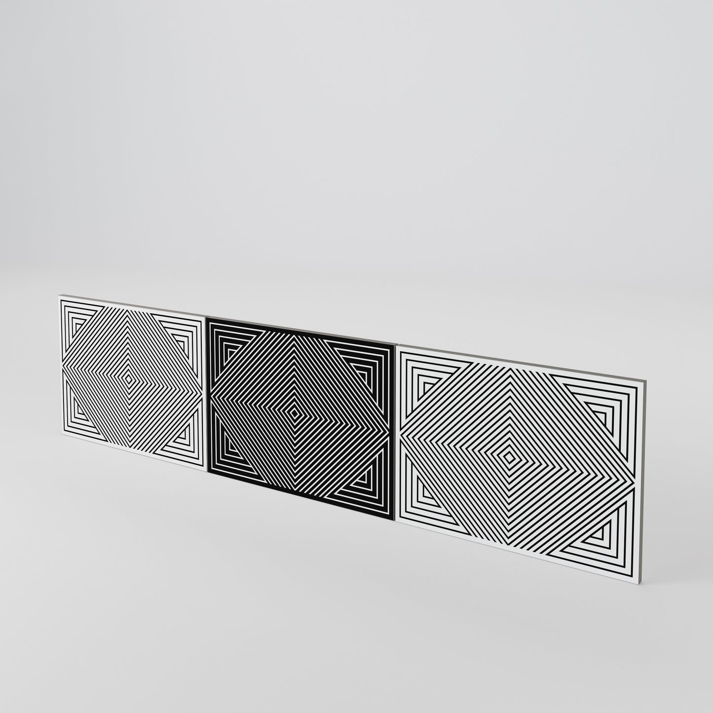 POLYGON ILLUSION Sada 3 ks dvířek k TV stolku