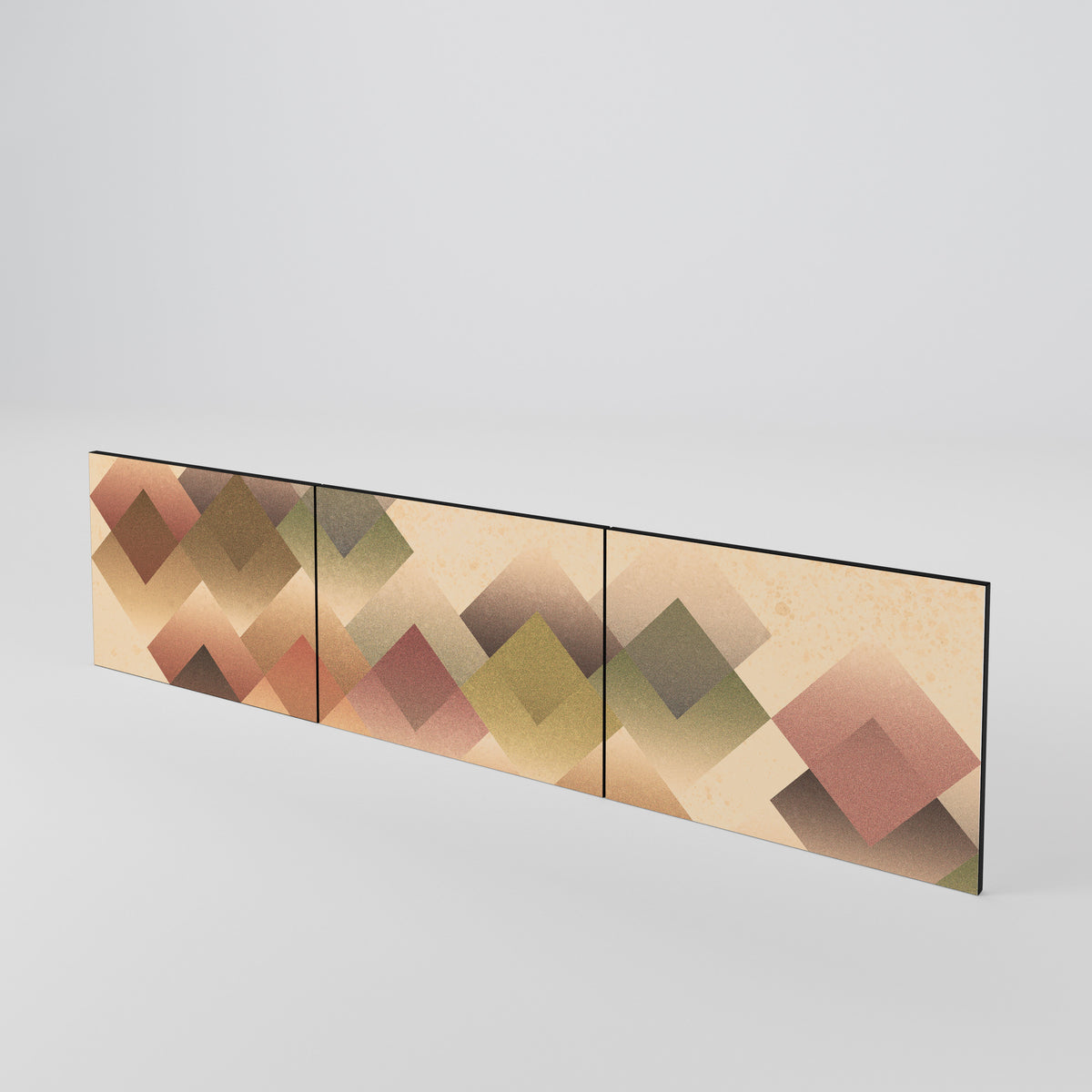 GEOMETRIC FUSION Sada 3 ks dvířek k TV stolku