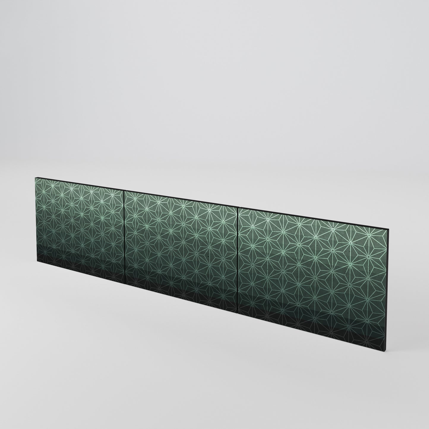 ORNAMENTAL GLIMMER Sada 3 ks dvířek k TV stolku