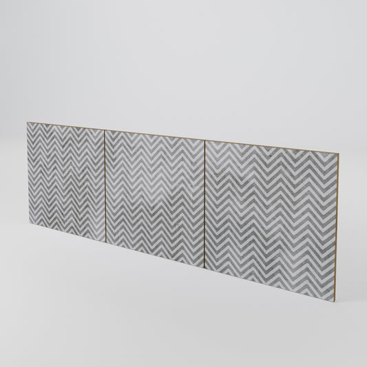 CONCRETE ZIG ZAG Sada 3 ks dvířek ke komodě
