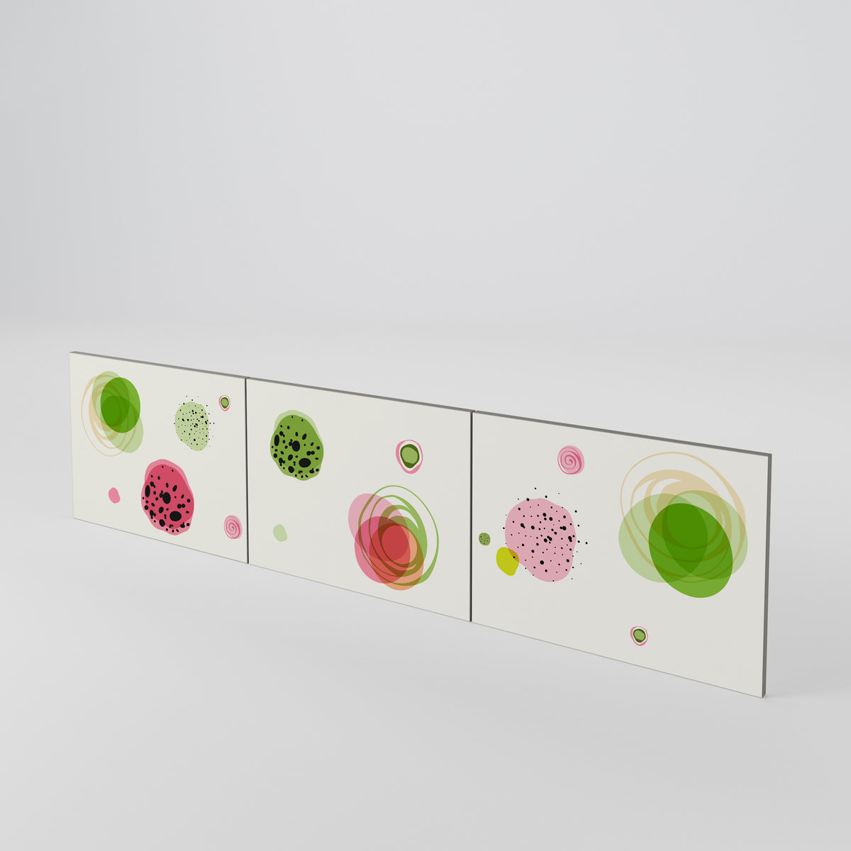 COLORFUL COSMOS Sada 3 ks dvířek k TV stolku
