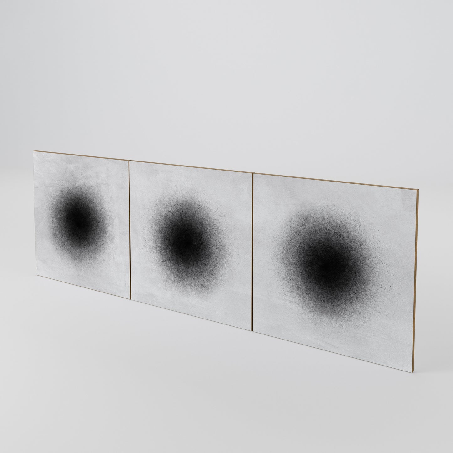 BLACK HOLE Sada 3 ks dvířek ke komodě